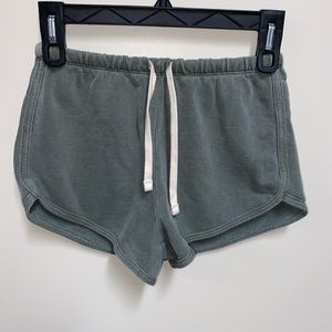 BRAND NEW American Apparel blue grey shorts